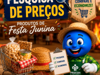 PROCON de Sarandi realiza pesquisa de preços de produtos típicos das festas juninas e julinas